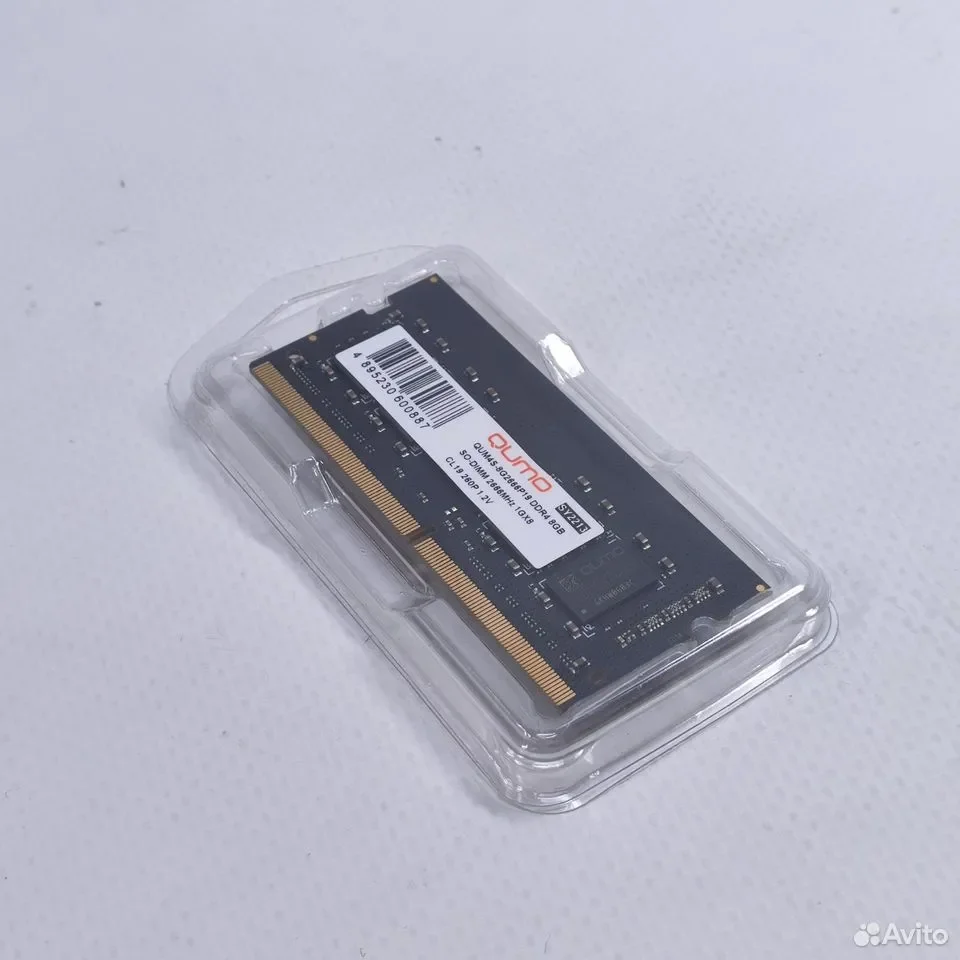 DDR4 2666 8gb SODIMM QUMO / CL19 / QUM4S-8G2666P19 - миниатюра 4