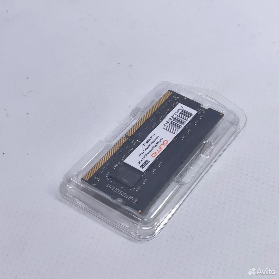 DDR4 2666 8gb SODIMM QUMO / CL19 / QUM4S-8G2666P19 - миниатюра 5