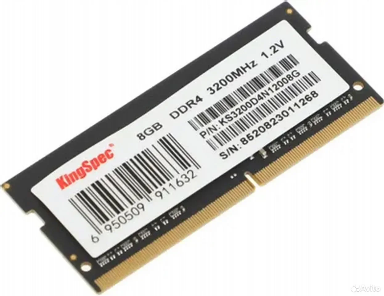 DDR4 3200 8gb SODIMM Kingspec / CL17 / KS3200D4N12008G - миниатюра 2