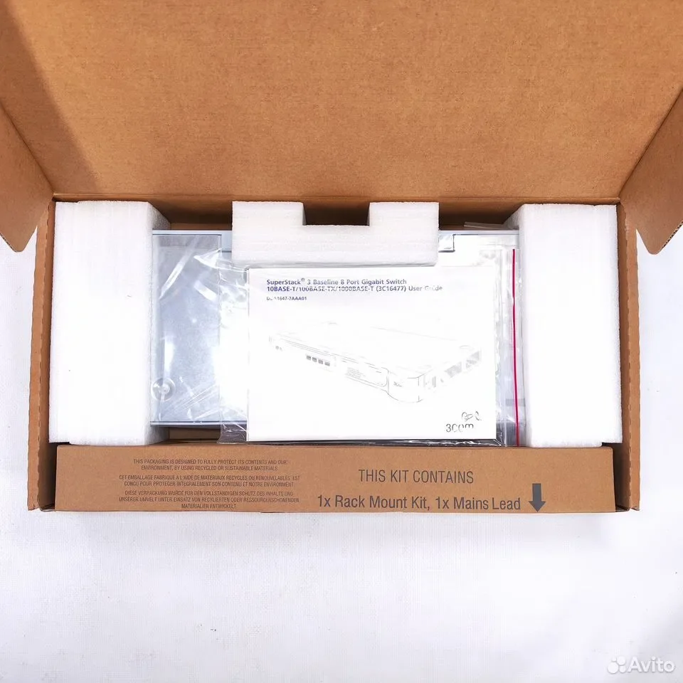 3Com SuperStack 3 Baseline / 8 портов, 1000Mbps / Коммутатор / 3C16477 - миниатюра 10