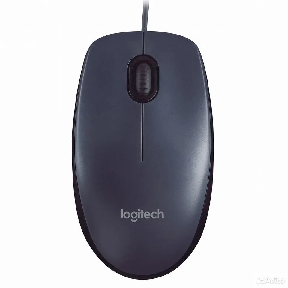 Logitech M90, черный / Мышь проводная / 910-001793 - изображение 1