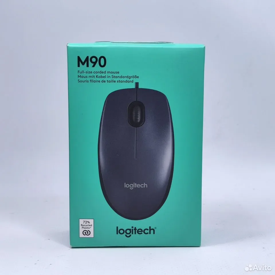 Logitech M90, черный / Мышь проводная / 910-001793 - миниатюра 5
