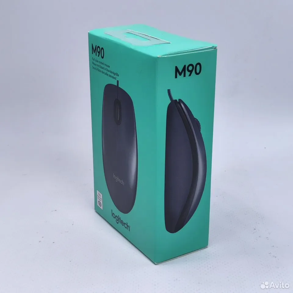 Logitech M90, черный / Мышь проводная / 910-001793 - миниатюра 7