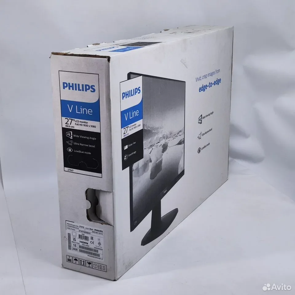 Philips 273V7QDSB / 27'' IPS (1920х1080) 75hz / 273V7QDSB/01 - миниатюра 6