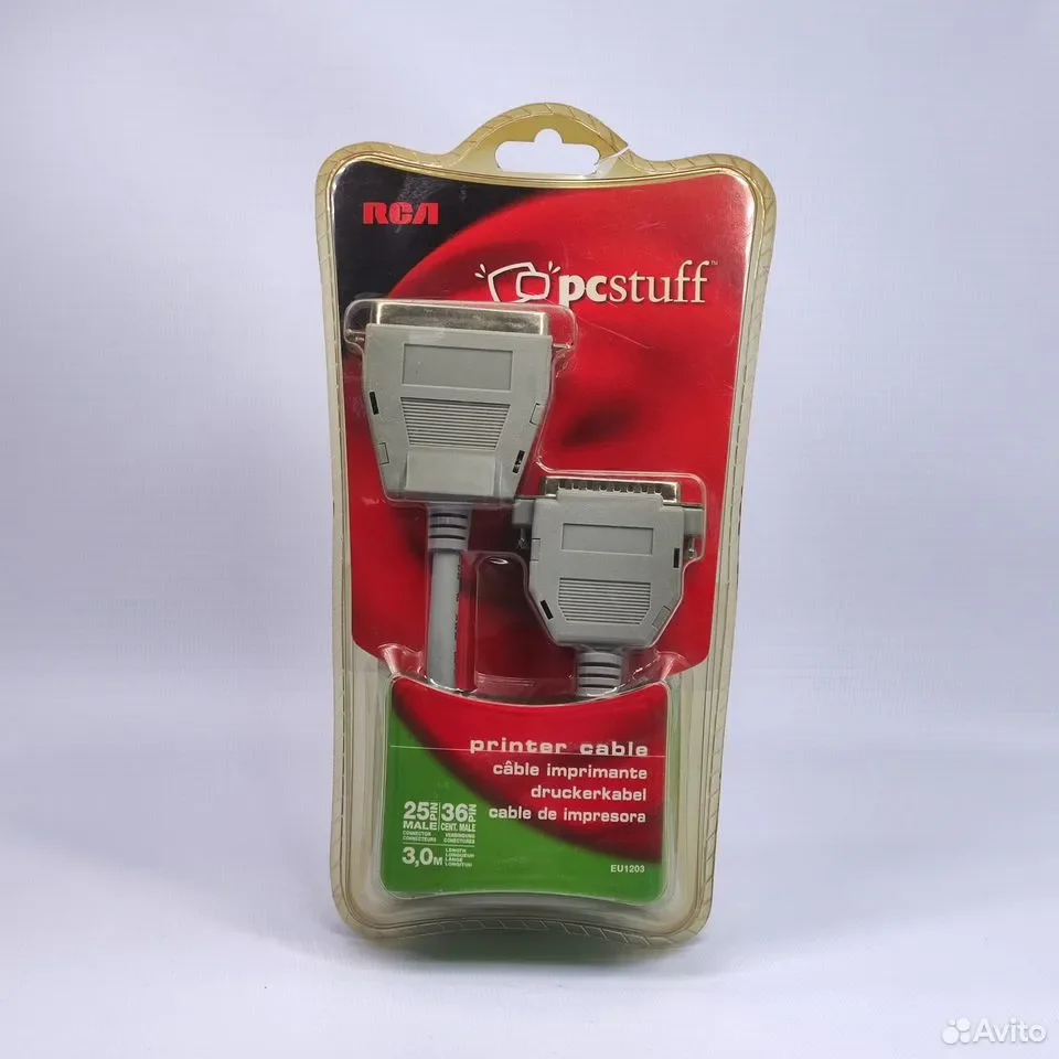 RCA Thomson PC Stuff 3m / 25 PIN male to 36 PIN cent. Male / Кабель LPT / EU1203 - миниатюра 3