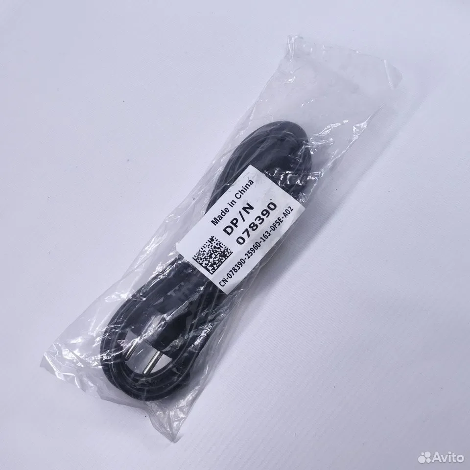 Dell DP/N 078390 2m / евровилка CEE 7/7 to IEC C13 / кабель / 078390 - миниатюра 3