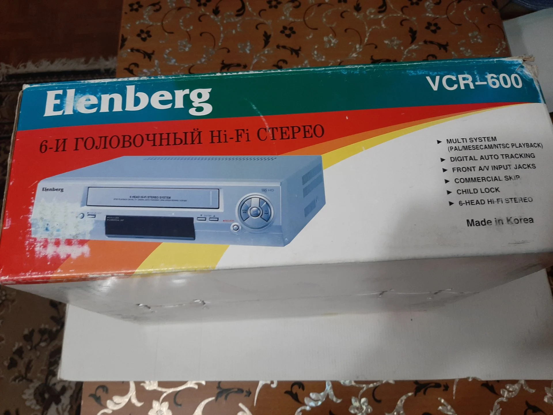 Видеомагнитофон новый Elenberg VCR-600. - миниатюра 4