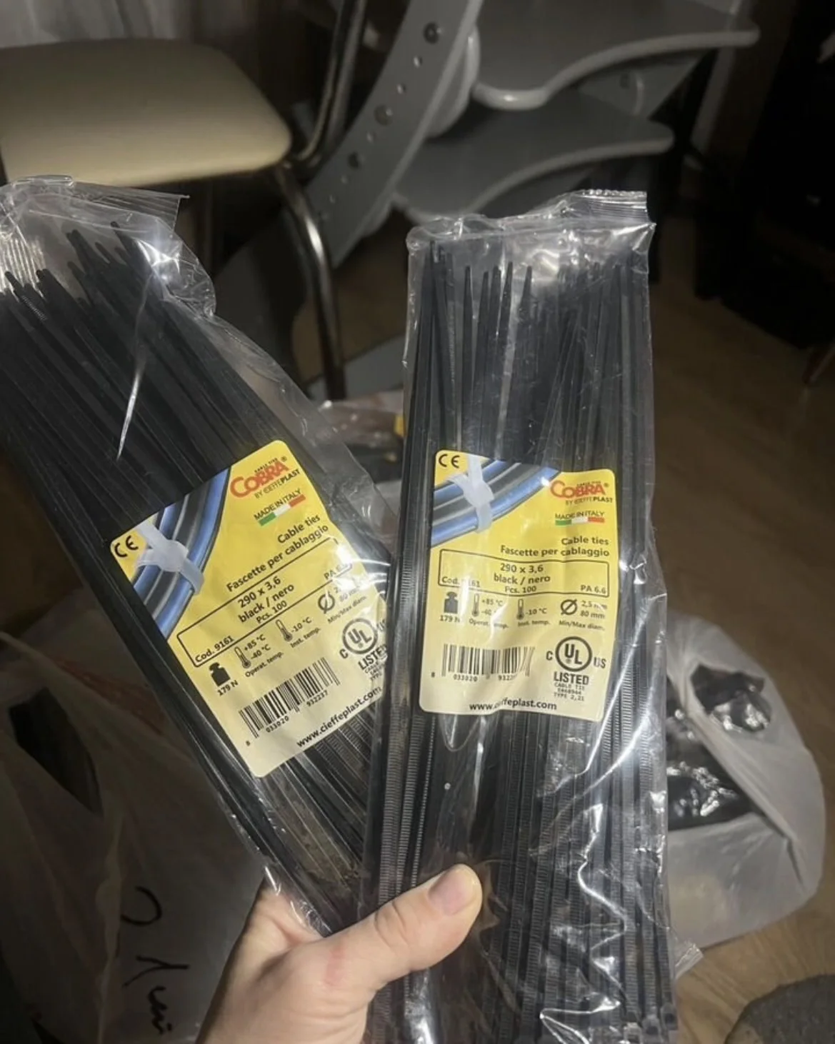 Стяжка cobra K290I 3.6*290 - миниатюра 2