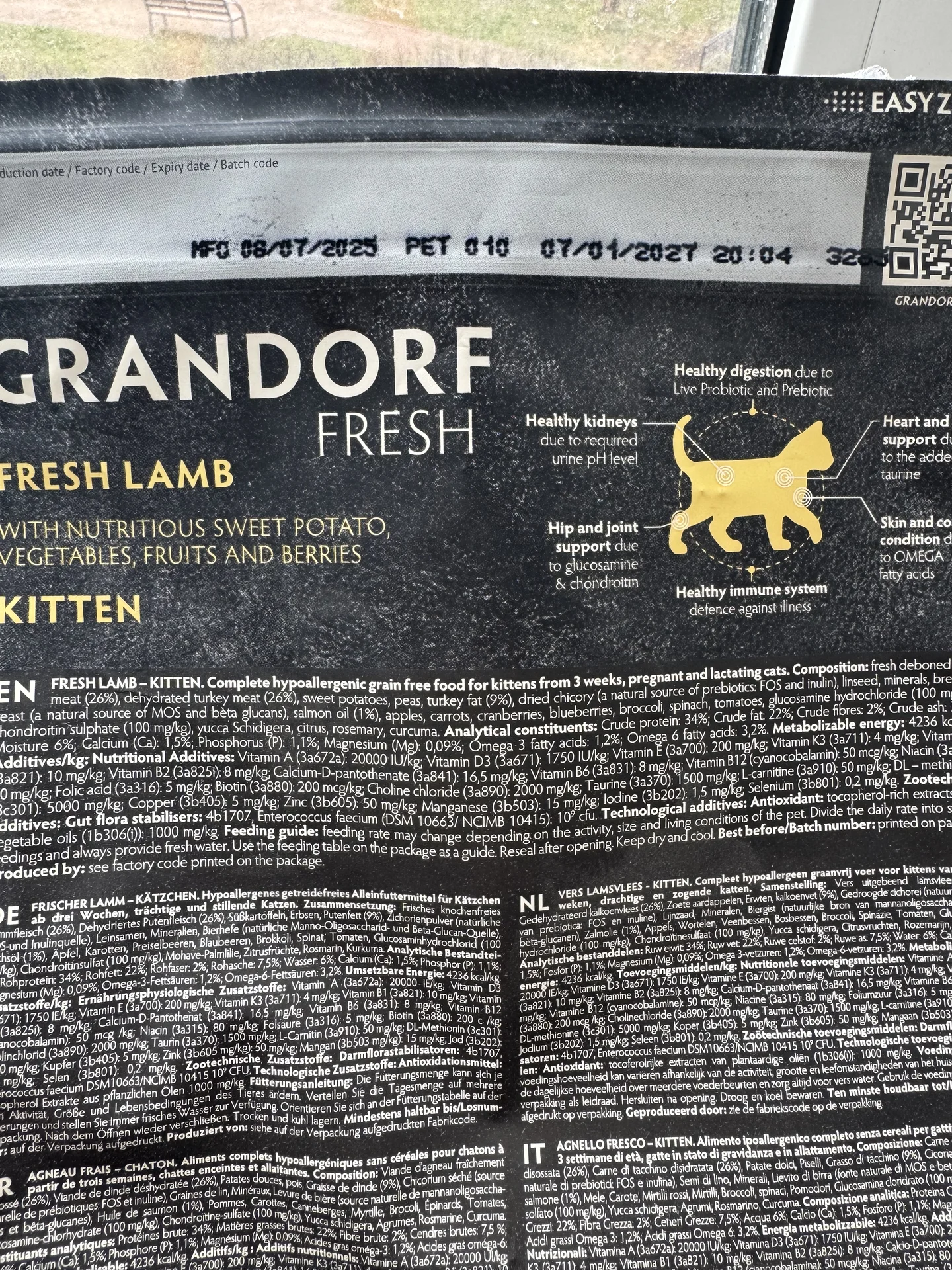 Grandorf Fresh беззерновой сухой корм для котят - миниатюра 2
