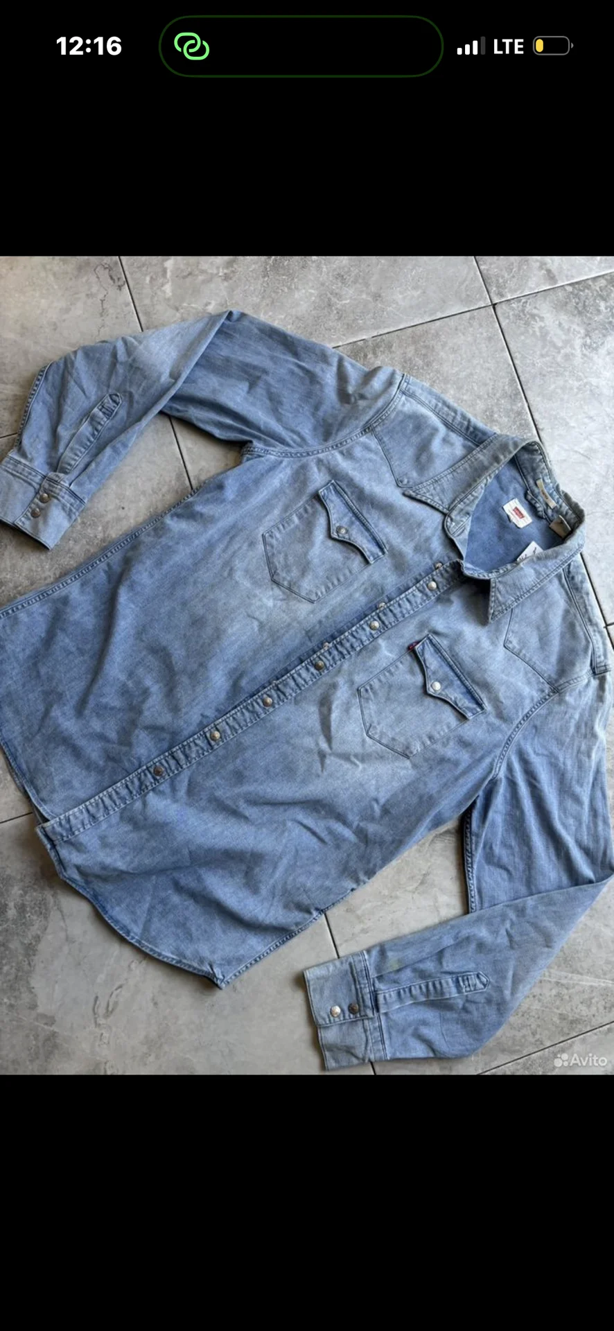 Джинсовая рубашка Levi’s - изображение 1