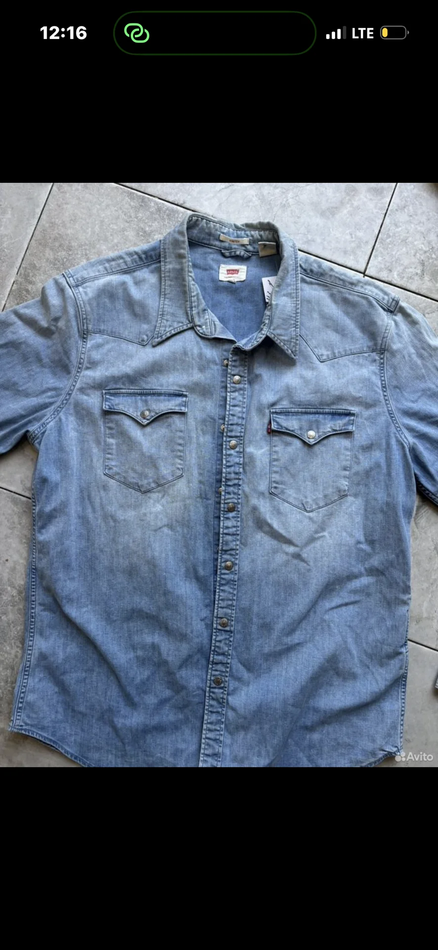 Джинсовая рубашка Levi’s - миниатюра 2