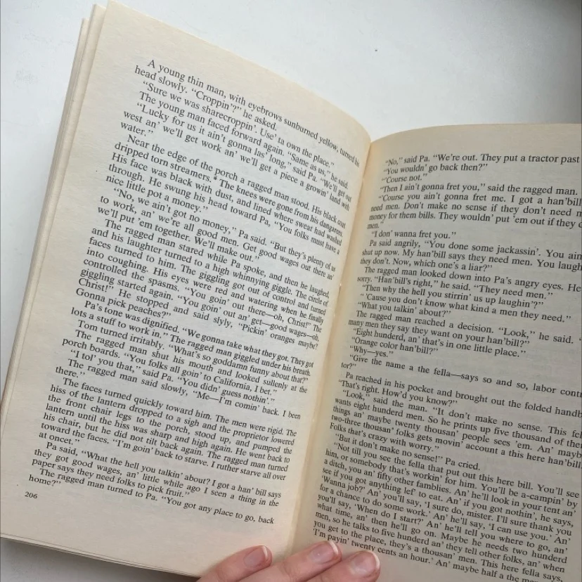 книга Д.Стейнбек «Гроздья гнева» - миниатюра 4