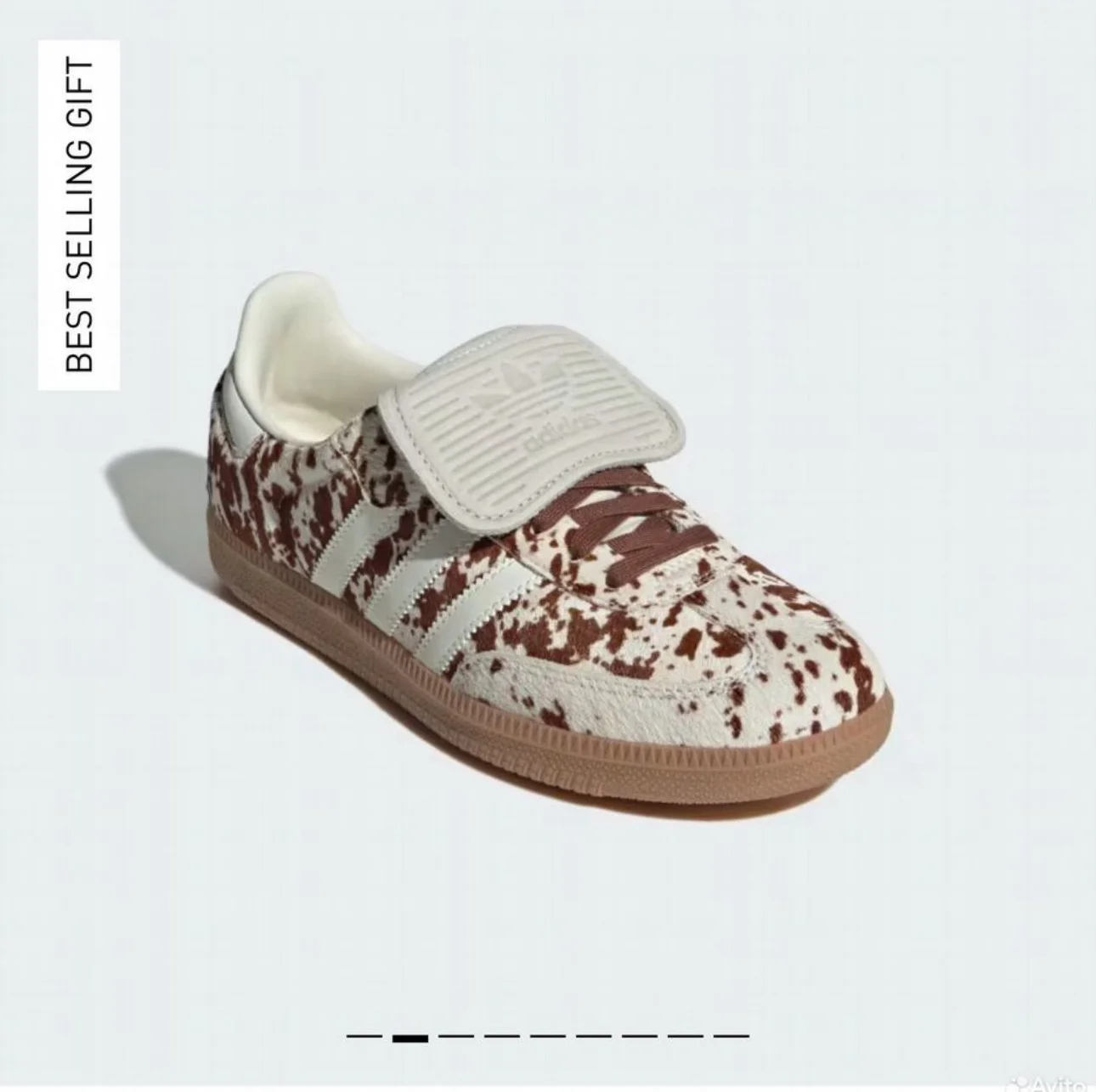 Adidas - COW PRINT SAMBA LONG TONGUE SHOES - миниатюра 2