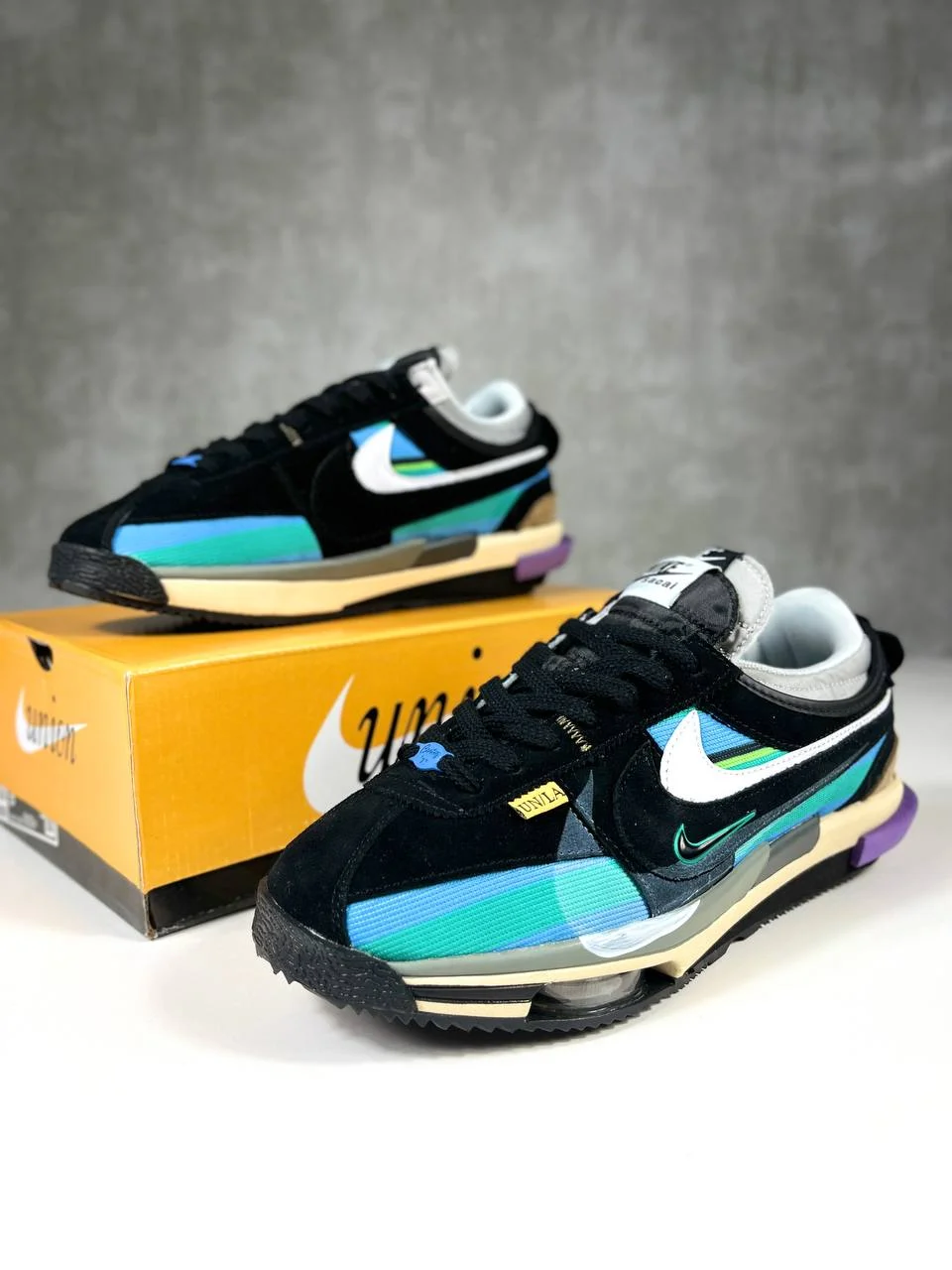 Кроссовки Nike x Union LA x Sacai x Cortez - миниатюра 2