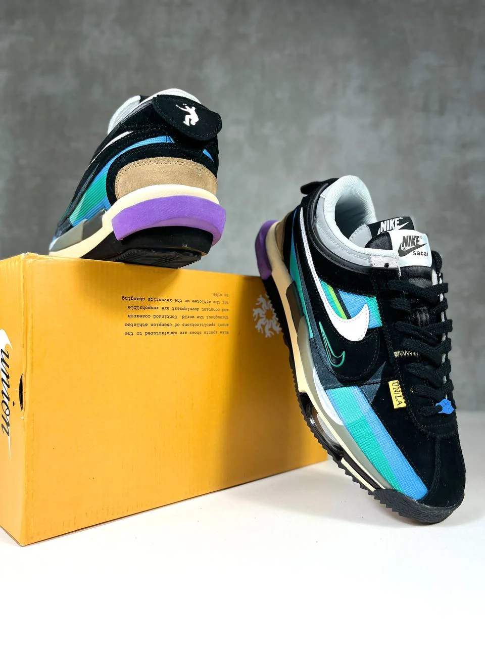 Кроссовки Nike x Union LA x Sacai x Cortez - миниатюра 5