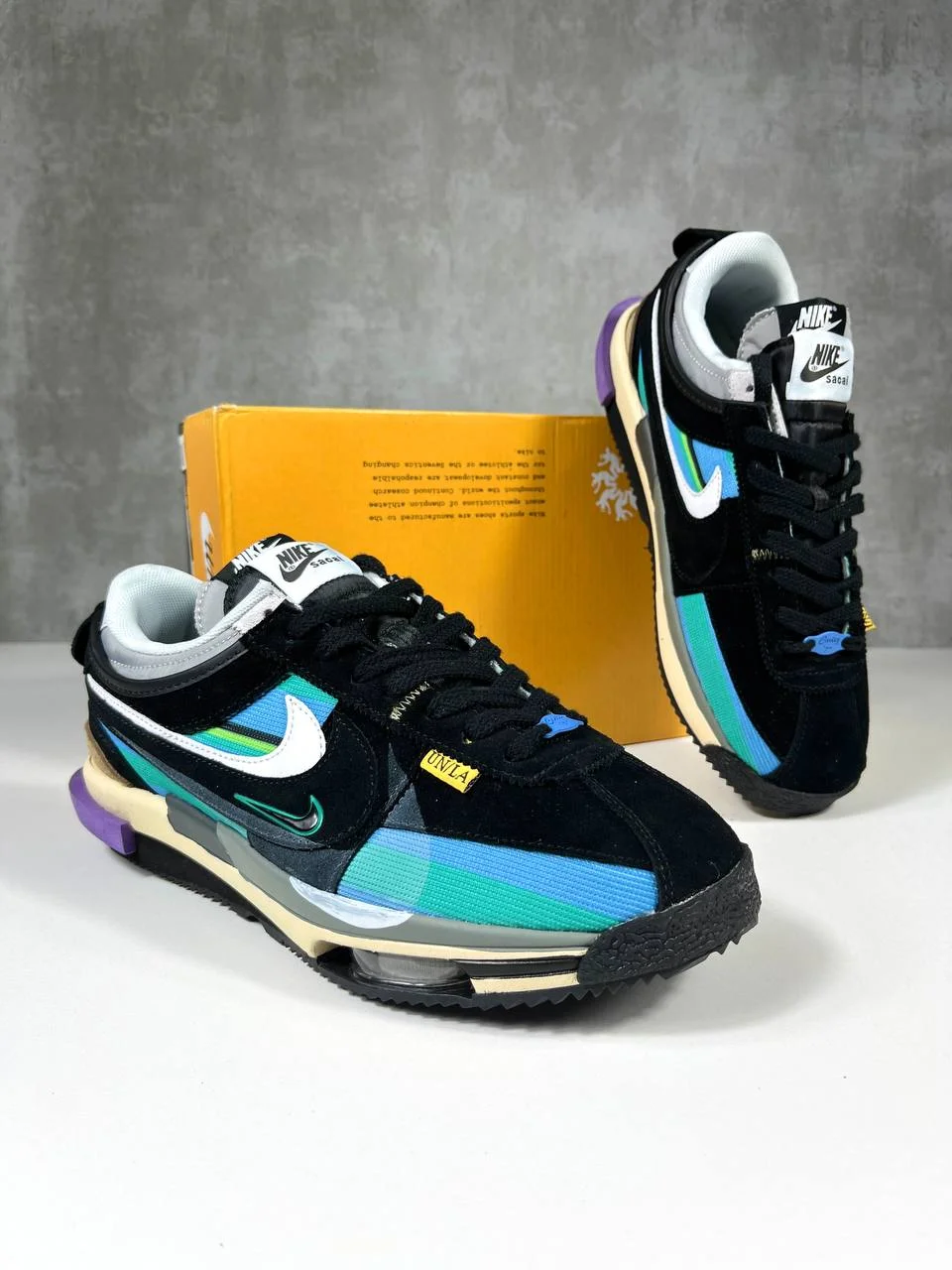 Кроссовки Nike x Union LA x Sacai x Cortez - миниатюра 7