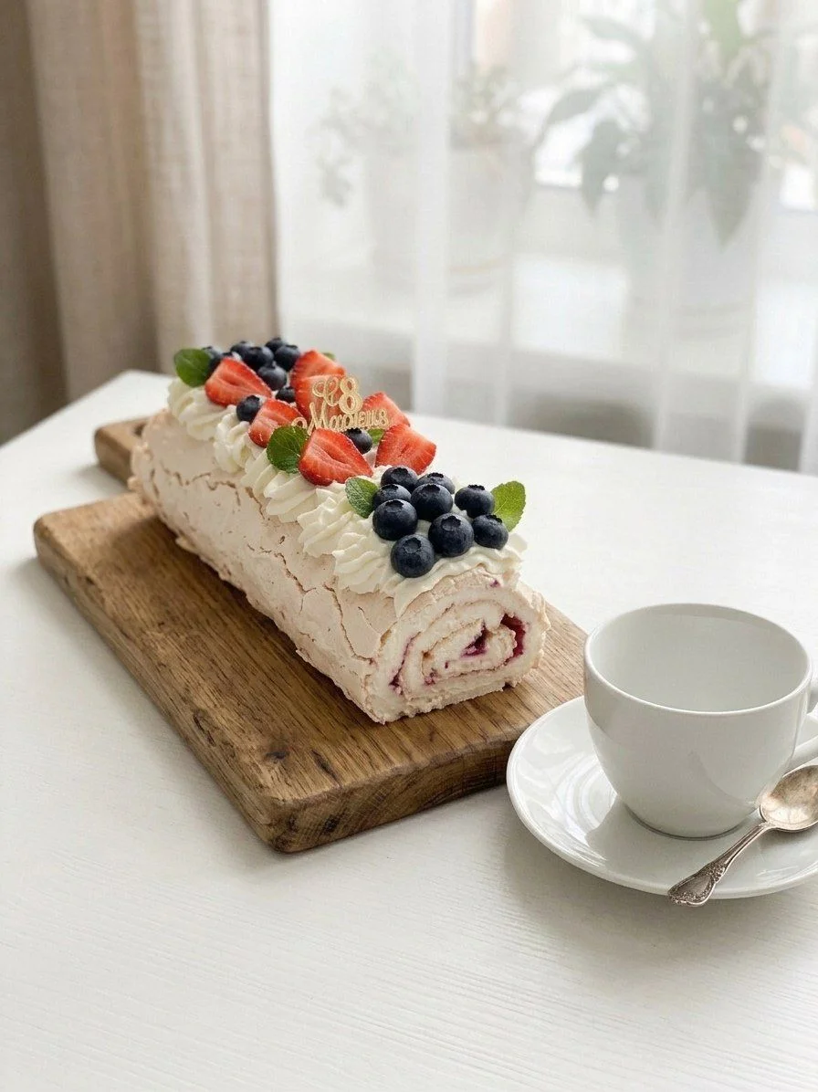Меренговый рулет - миниатюра 3