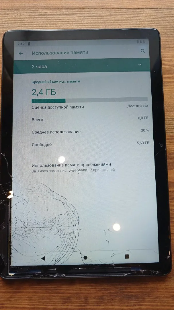 Планшет W&O 12 на запчасти или под восстановление - миниатюра 8
