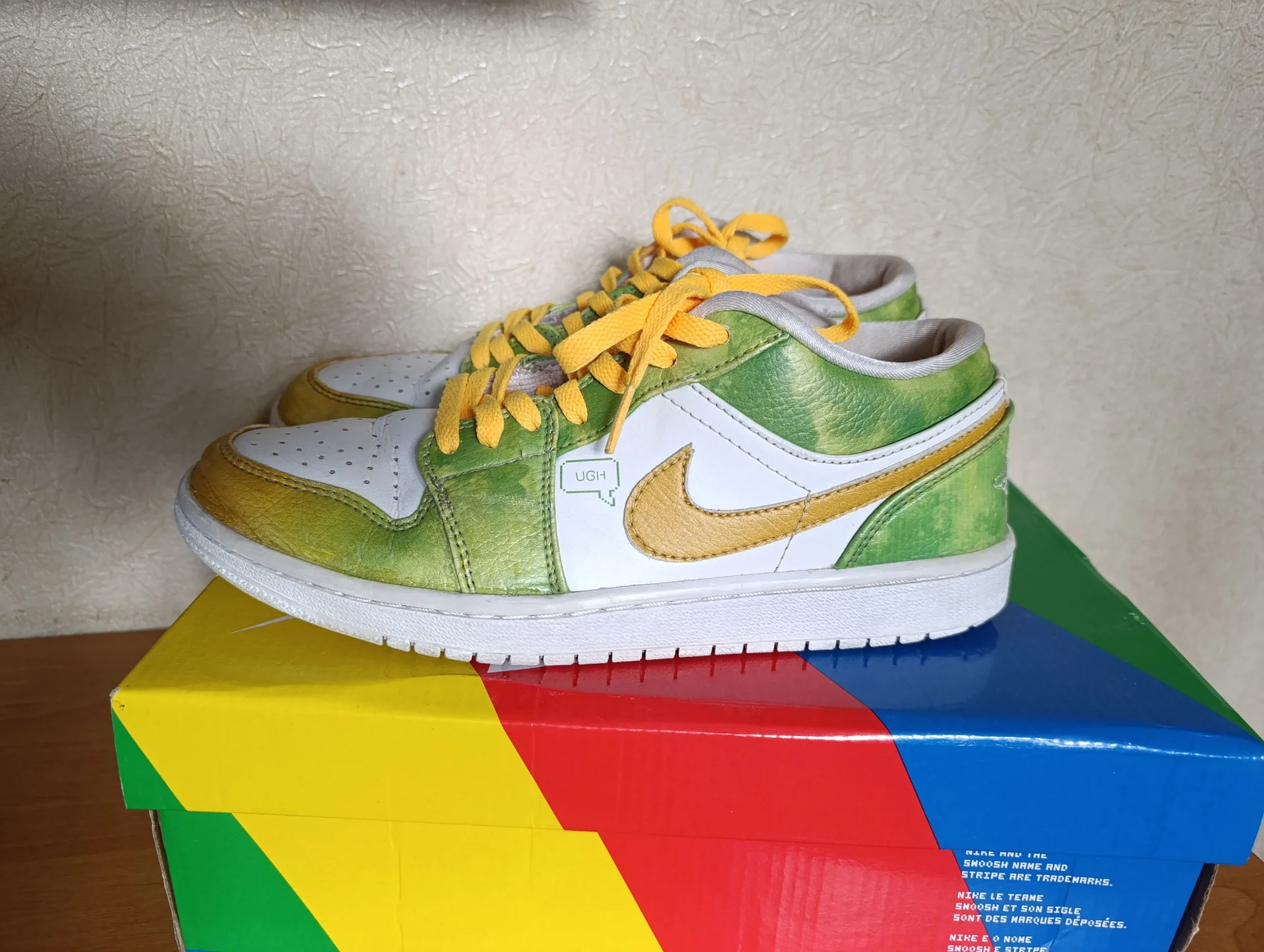 Кроссовки Nike Air jordan 1 low Оригинал - миниатюра 3