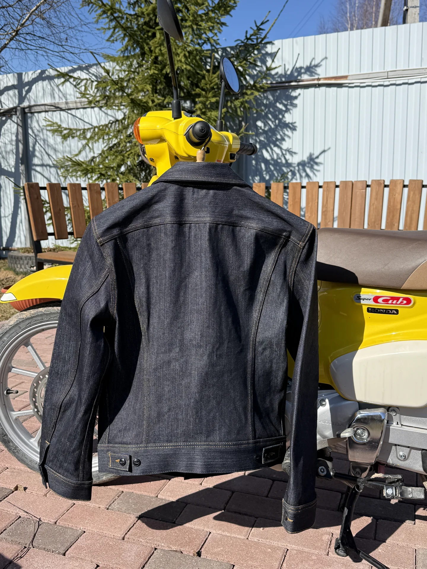 Джинсовая куртка Lee 101 rider jacket dry bly - миниатюра 4