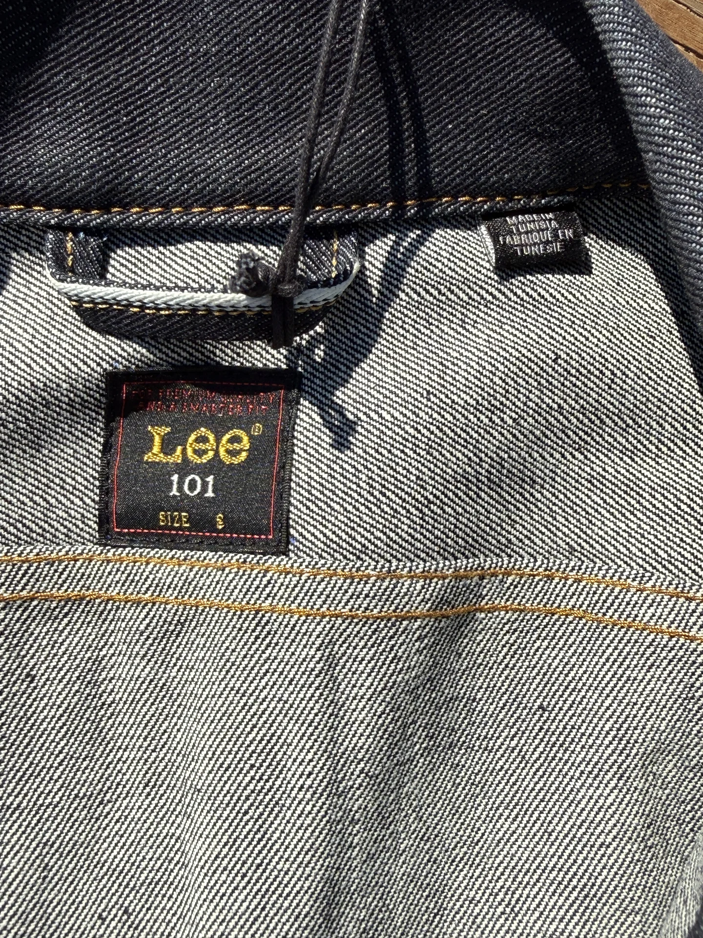 Джинсовая куртка Lee 101 rider jacket dry bly - миниатюра 8