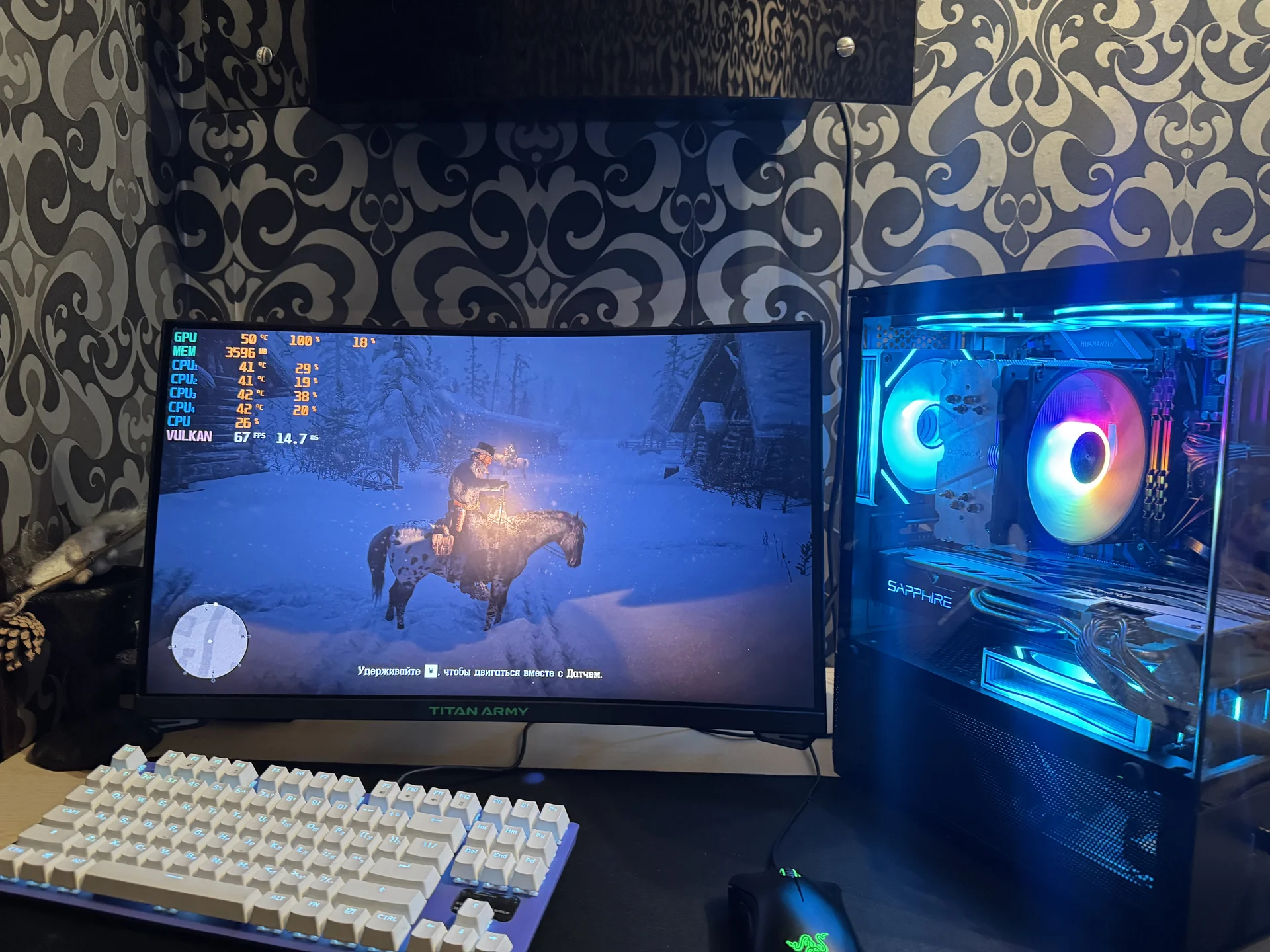 Игровой пк / 8GB RX570 / 32GB RAM DDR4/ Монитор - миниатюра 3