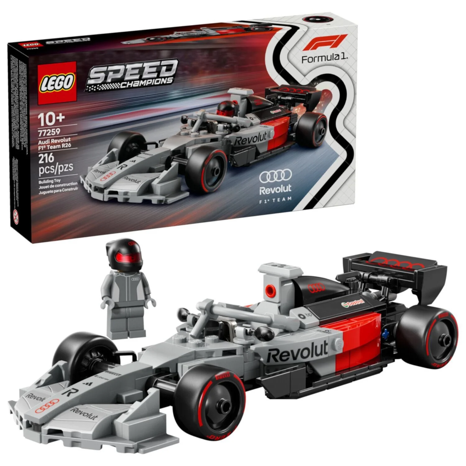 Lego 77259 Audi Revolut F1 R26 2026 - миниатюра 8