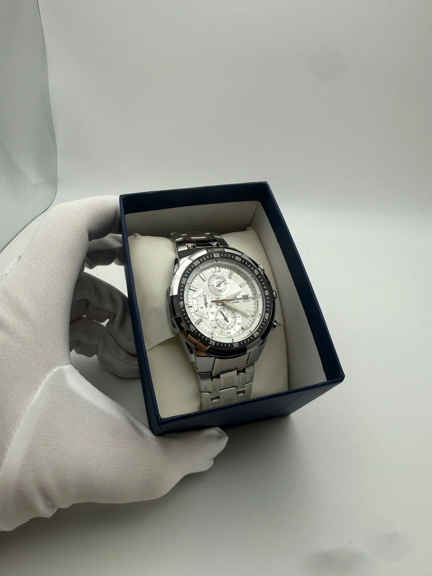 Часы мужские casio Edifice Chronograph Black - изображение 1