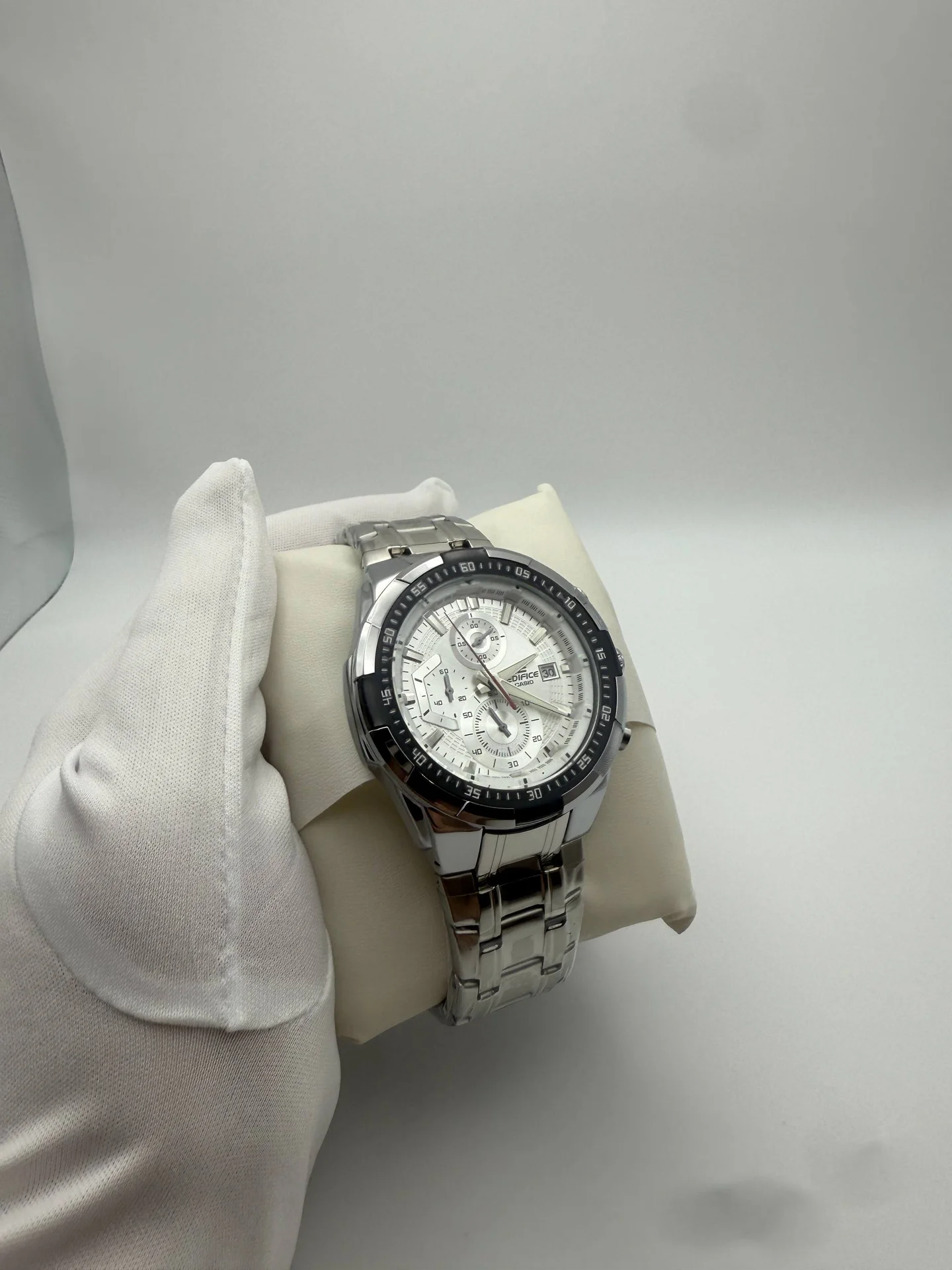 Часы мужские casio Edifice Chronograph Black - миниатюра 3