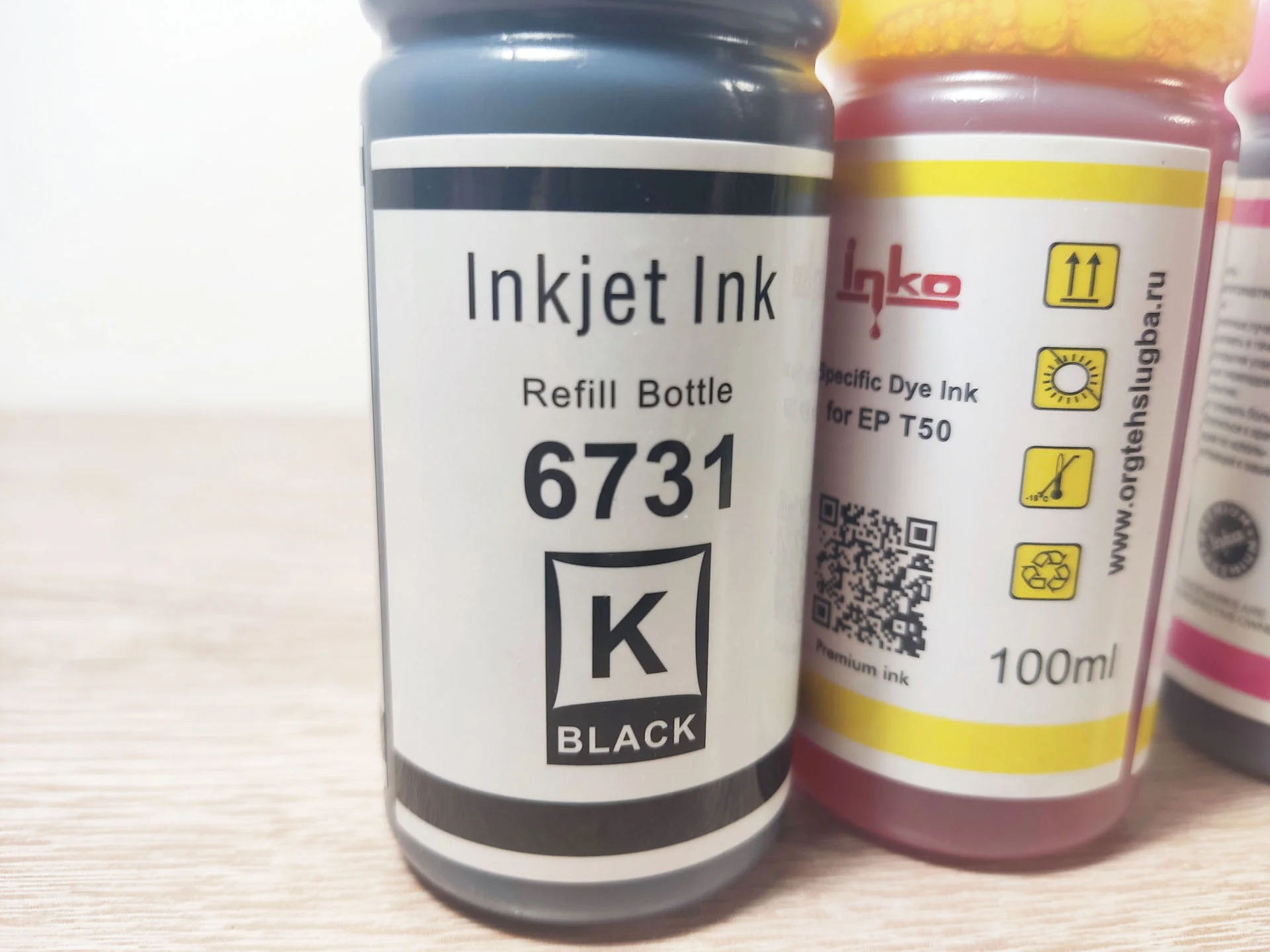 Чернила inko для Epson L800/R290/T50 (4 цвета) - миниатюра 10