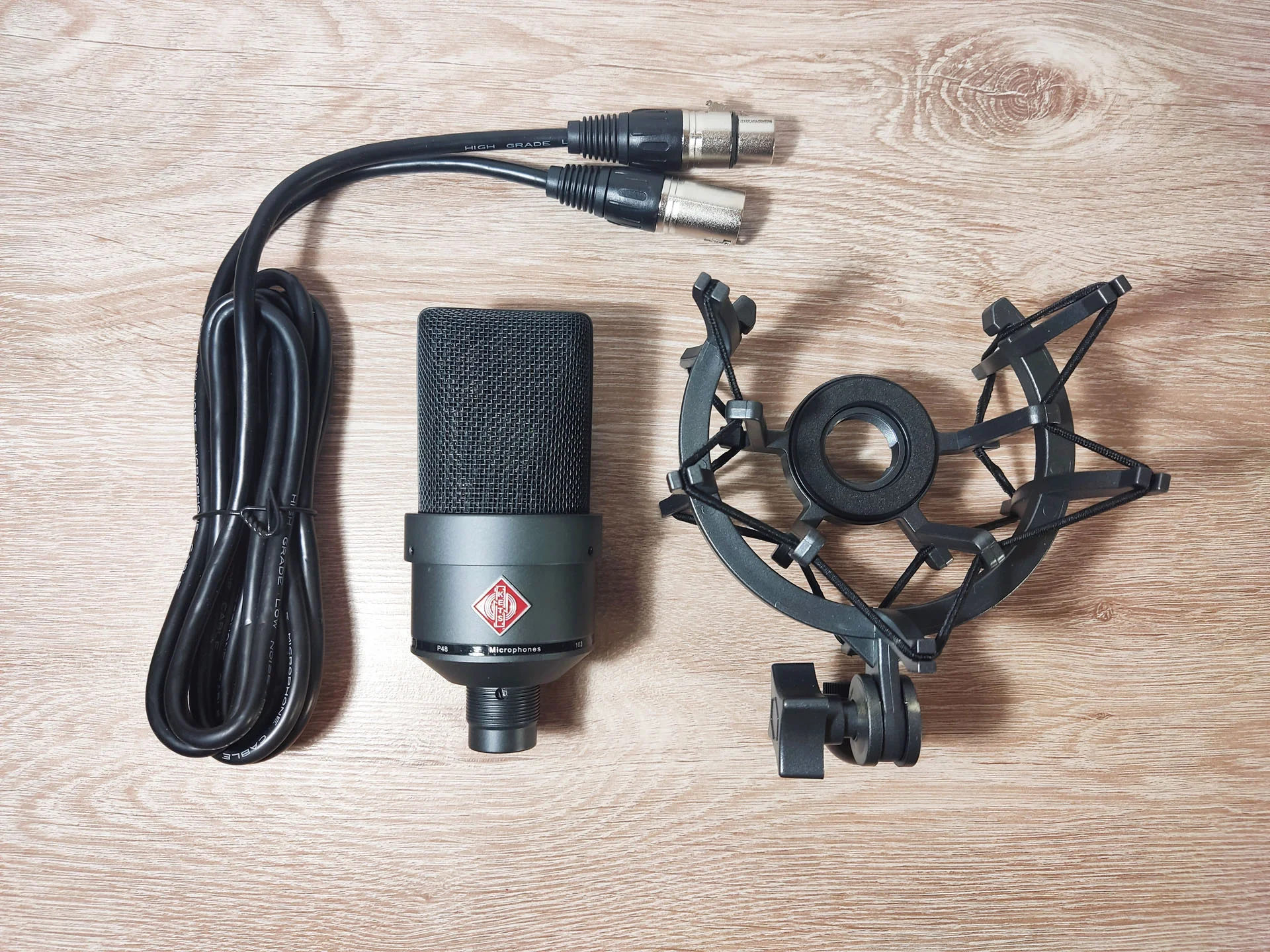 Студийный микрофон + XLR кабель + паук - миниатюра 9