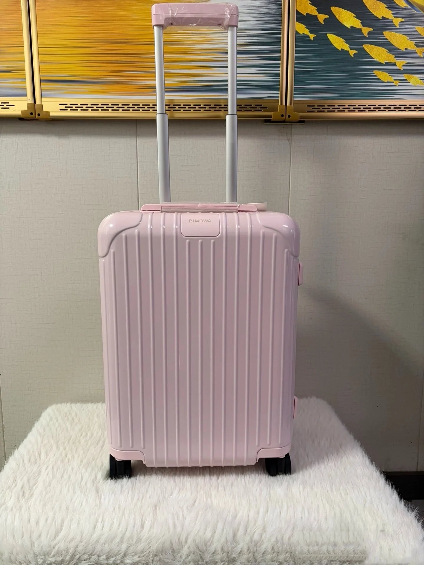 Чемодан Rimowa розовый - миниатюра 5