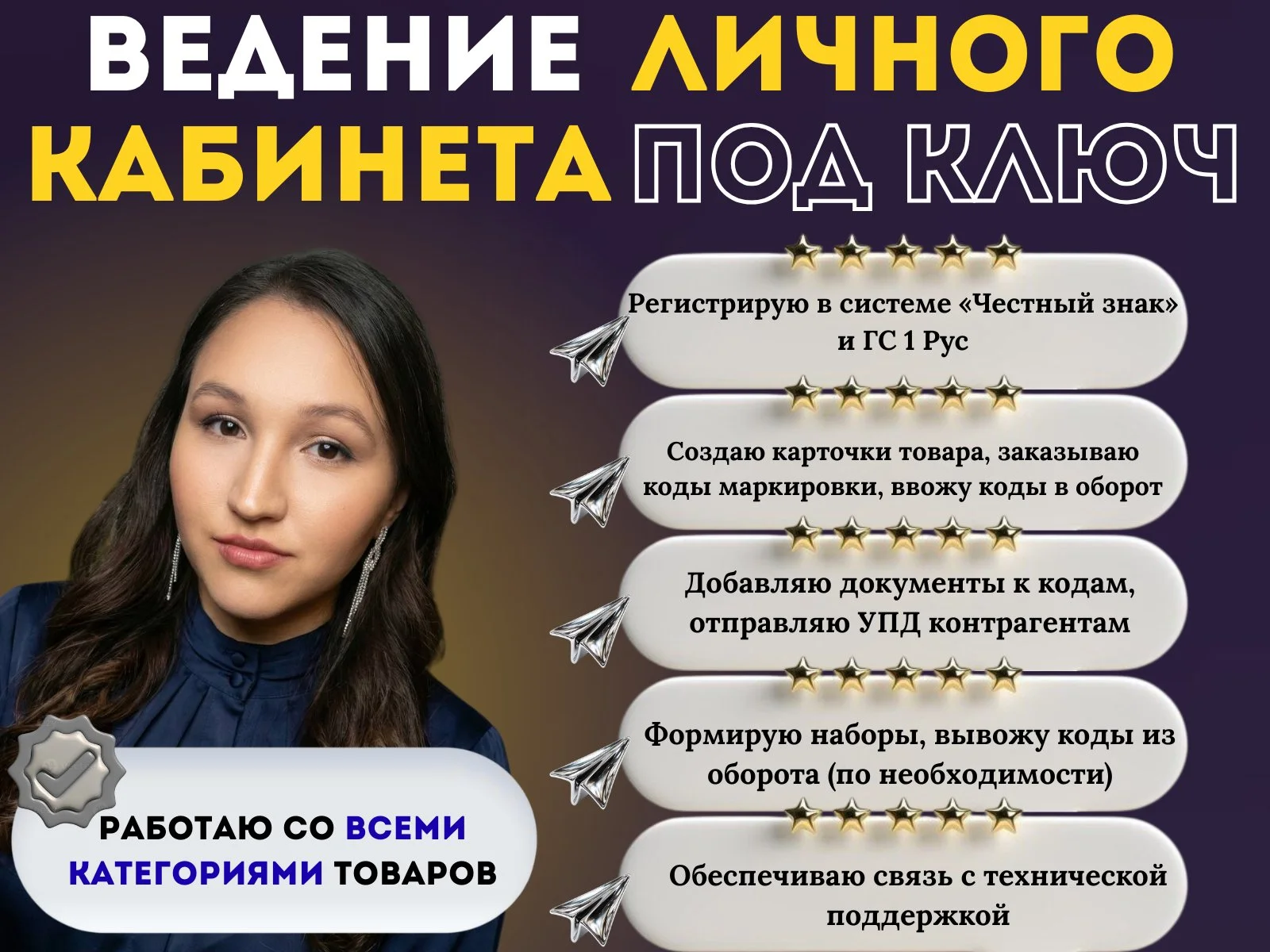 Ведение личного кабинета Честный Знак - изображение 1