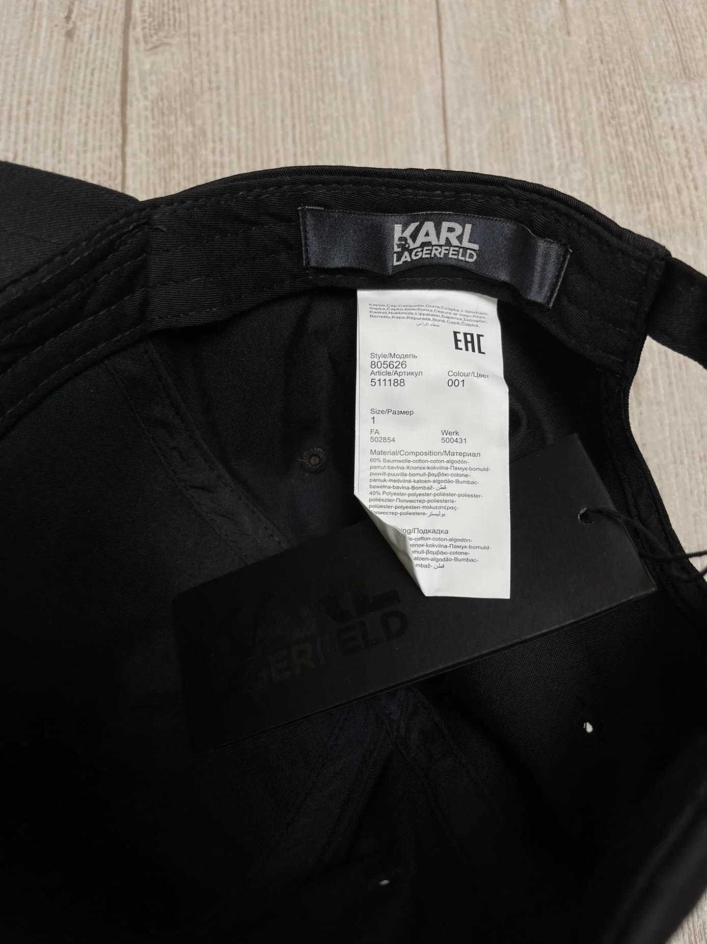 Бейсболка Karl Lagerfeld Новая Оригинал - миниатюра 7