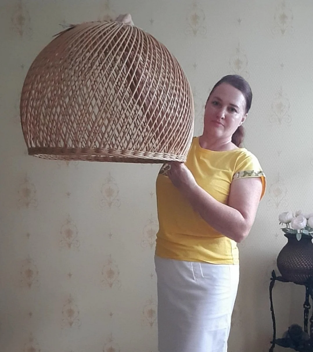 Плетёные абажуры на заказ - миниатюра 2