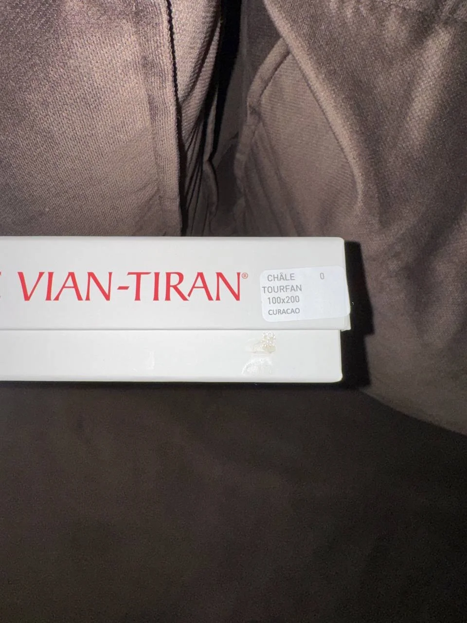 Палантин Brun de Vian-Tiran кашемировый 100х200см - миниатюра 4