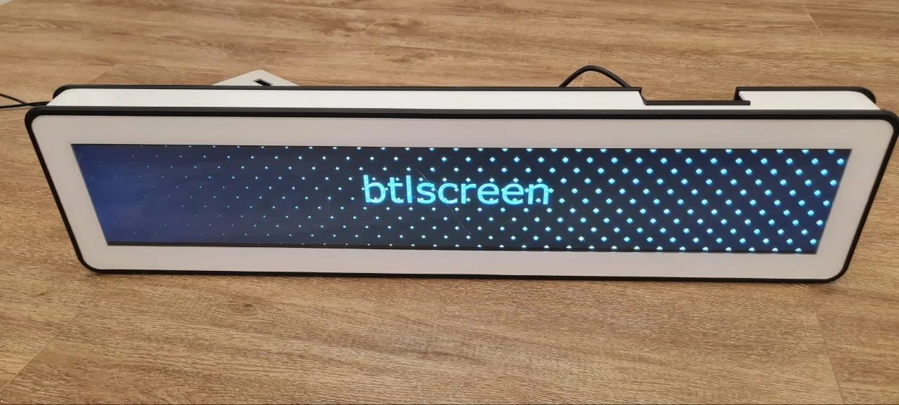 Вытянутый LCD-экран BTLScreen 690х110 мм (Шелф-мон - миниатюра 9