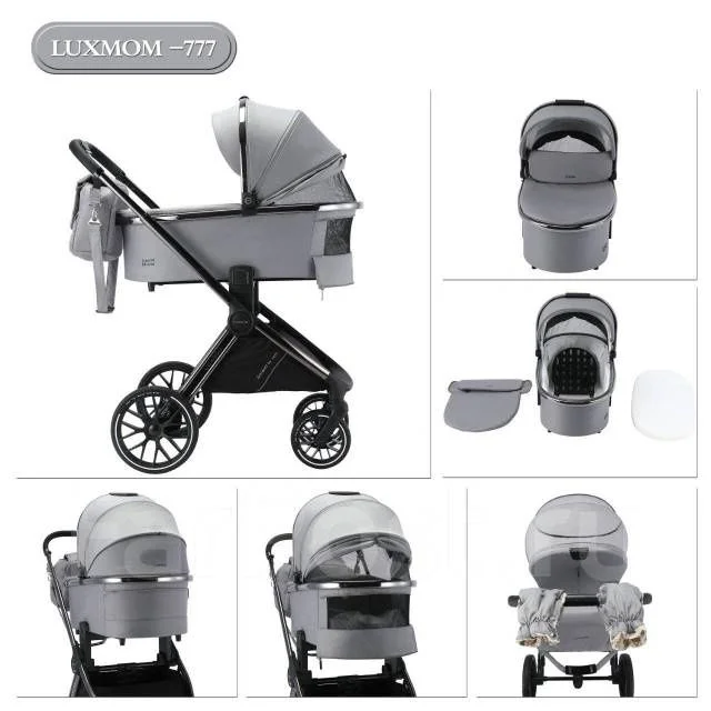 Коляска Luxmom 777 3  в 1 премиум - миниатюра 6