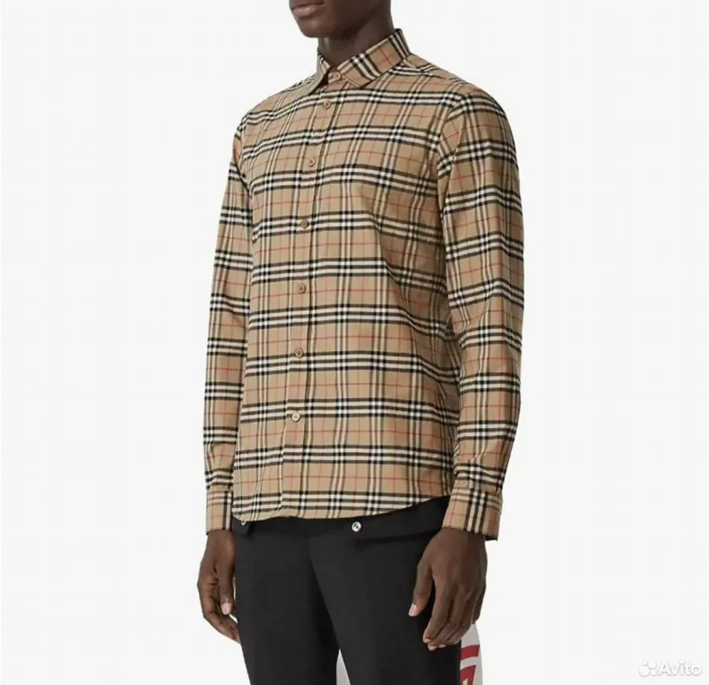 Рубашка Burberry Caxton Vintage Check SS20 - миниатюра 3