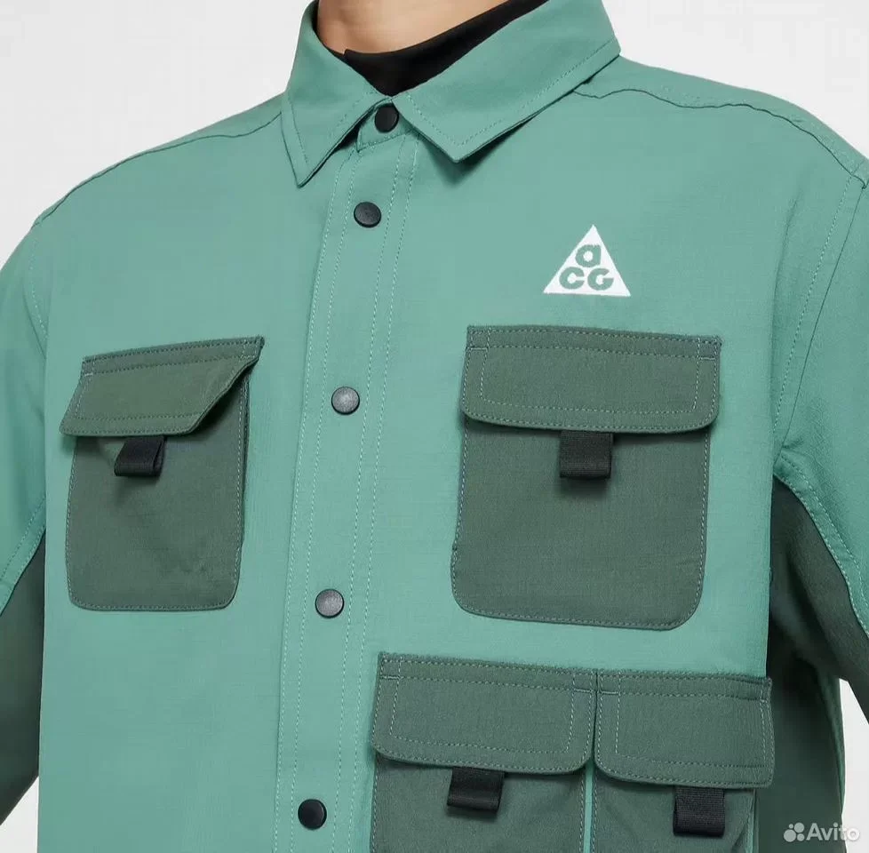 Рубашка Nike ACG Devast Green - миниатюра 4