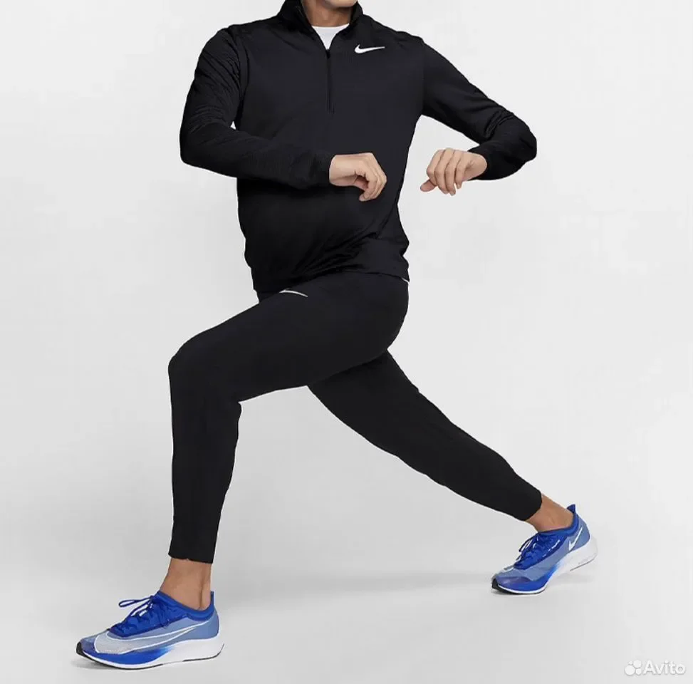 Лонгслив Nike Pacer Dri-Fit Black - миниатюра 5