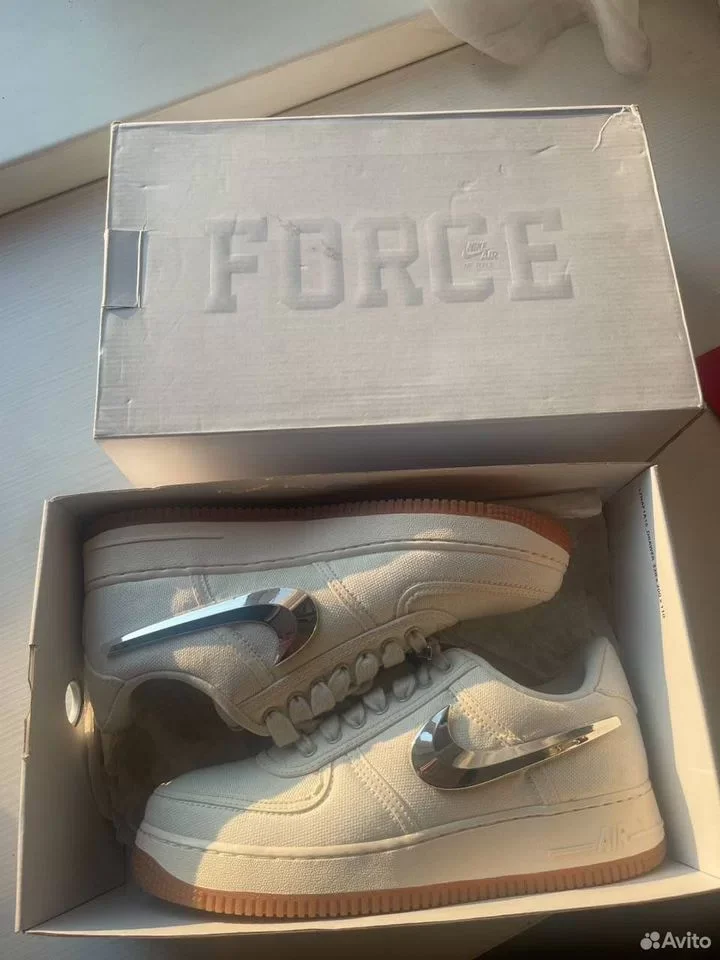 Кроссовки Travis Scott x Nike Air Force 1 Low - миниатюра 2