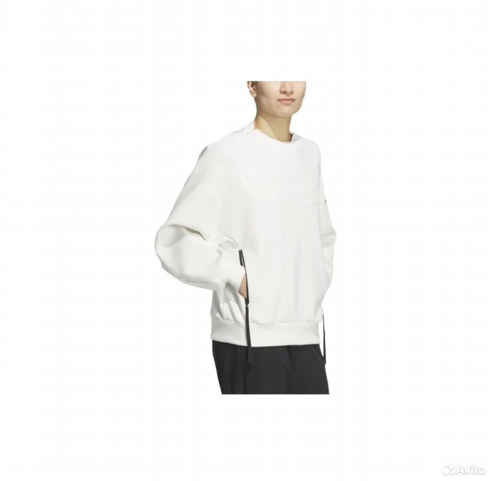 Свитшот Adidas Future Style Pre Sweatshirt White - миниатюра 4
