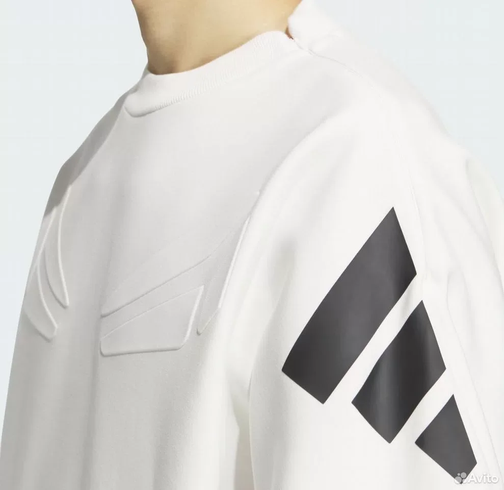 Свитшот Adidas Future Style Pre Sweatshirt White - миниатюра 5