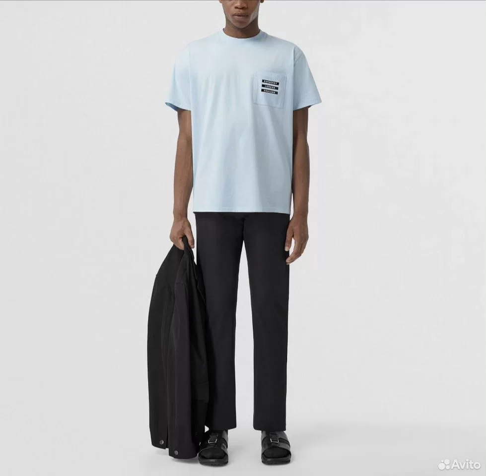 Футболка Burberry Statue Print - миниатюра 3