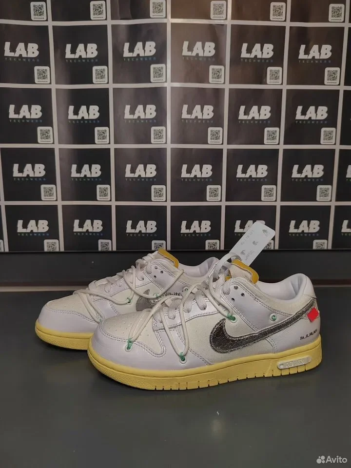 Кроссовки Off-White x Nike Dunk Low The 50 NO.1 - миниатюра 2