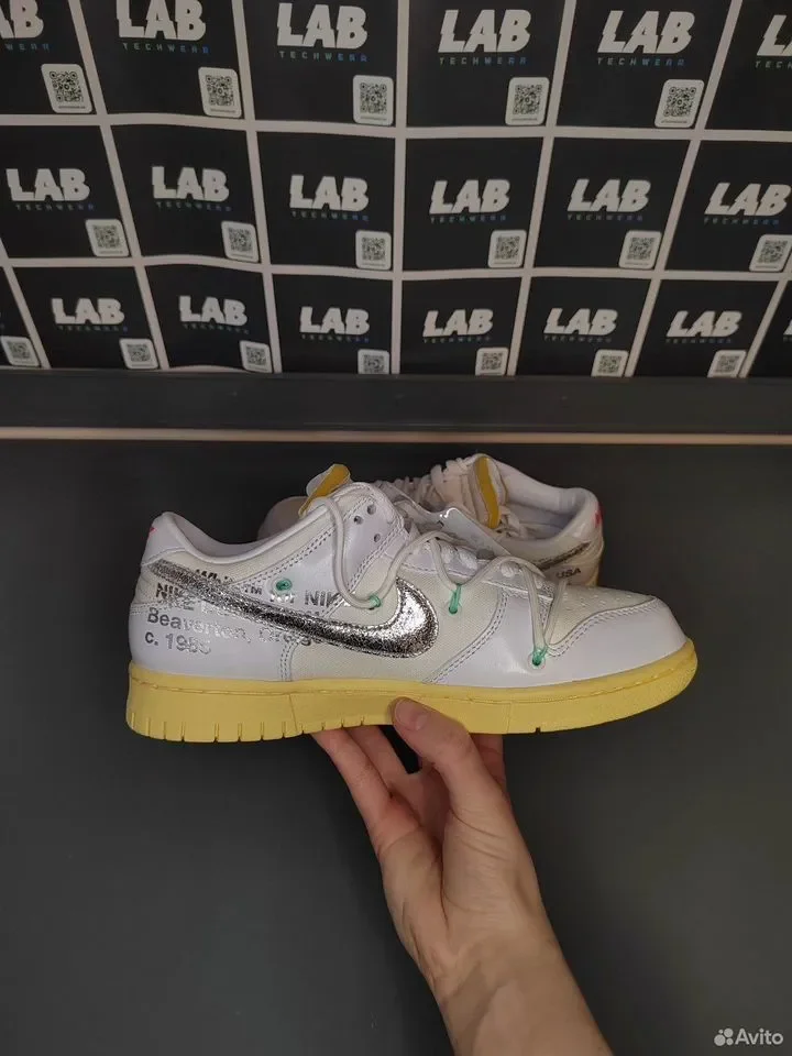 Кроссовки Off-White x Nike Dunk Low The 50 NO.1 - миниатюра 3