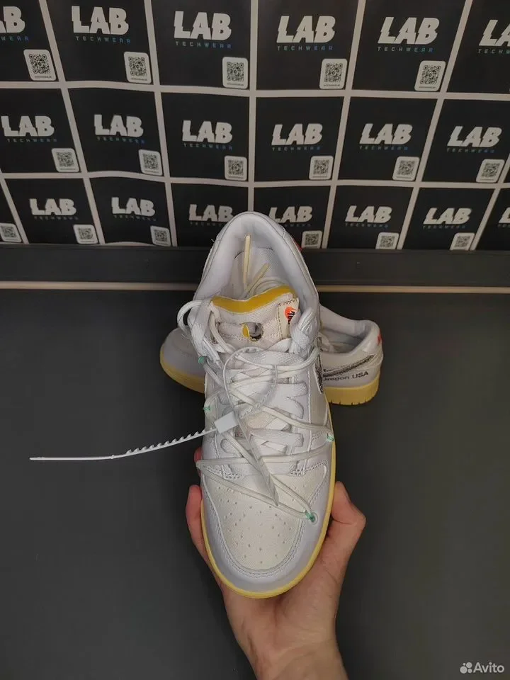 Кроссовки Off-White x Nike Dunk Low The 50 NO.1 - миниатюра 4