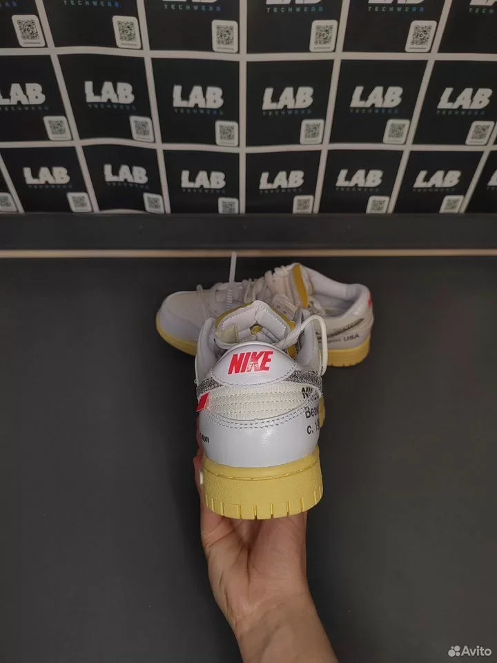 Кроссовки Off-White x Nike Dunk Low The 50 NO.1 - миниатюра 5