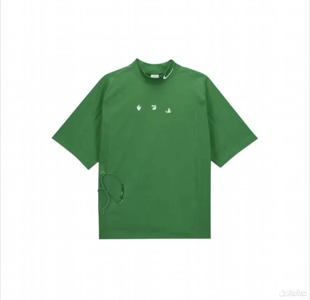 Футболка Nike x OFF-white Green Graffiti